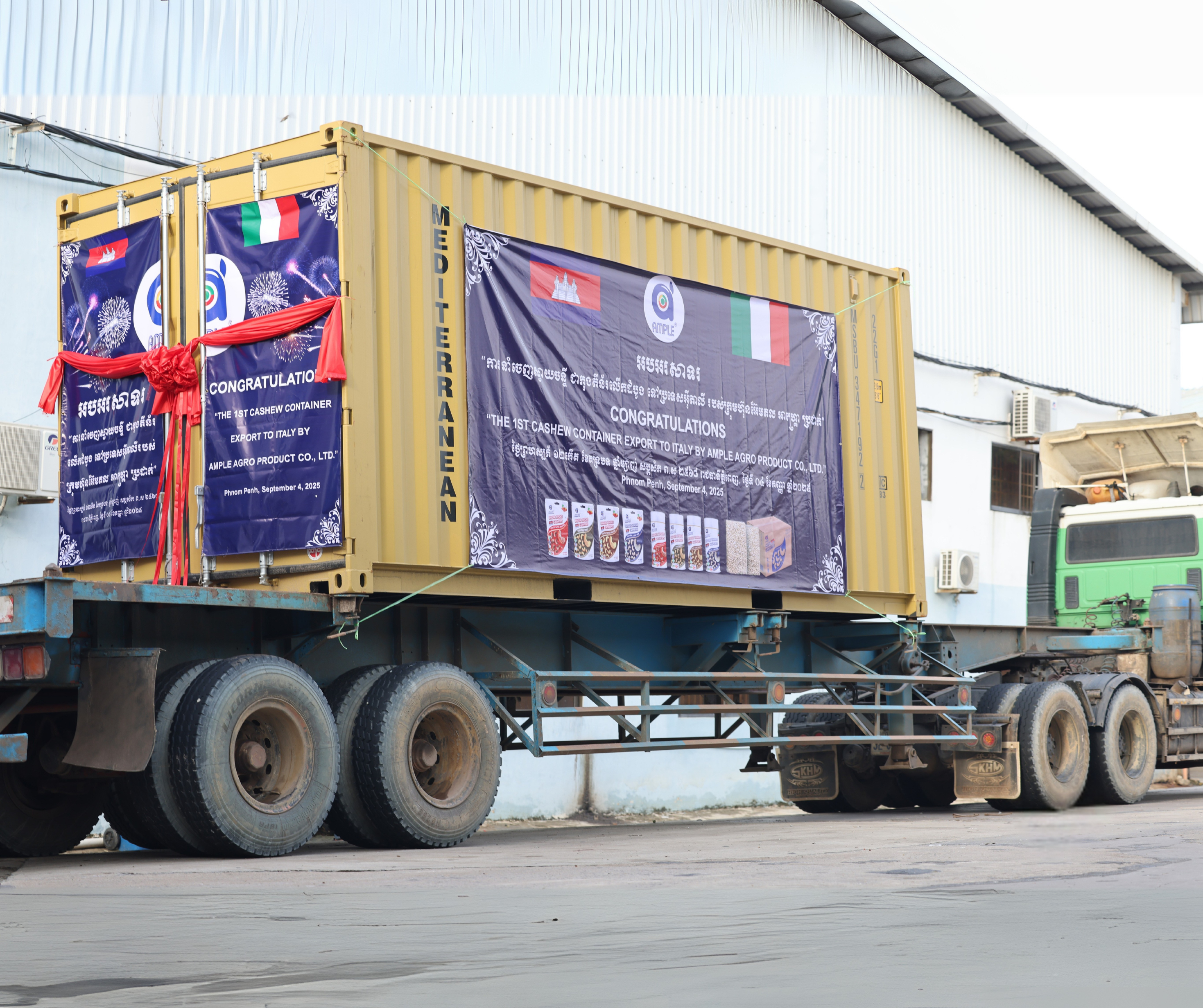 Making History: First Cashew Container to Italy